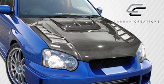 04-05 Subaru Impreza WRX STI Carbon Fiber C-1 carbon fiber hood