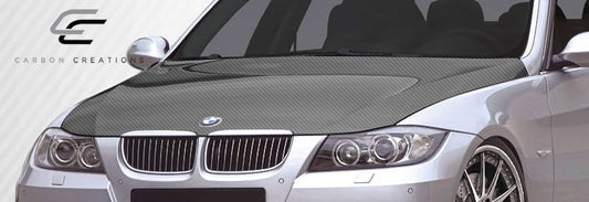 06-08 BMW 3 -Series E90 4DR Carbon Fiber OEM type carbon fiber hood