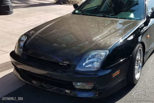 97-01 Honda Prelude Carbon Fiber OEM type carbon fiber hood