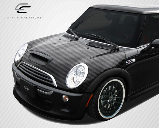 02-06 Cooper/Cooper S R50 R53 R52 CF OEM type carbon fiber hood