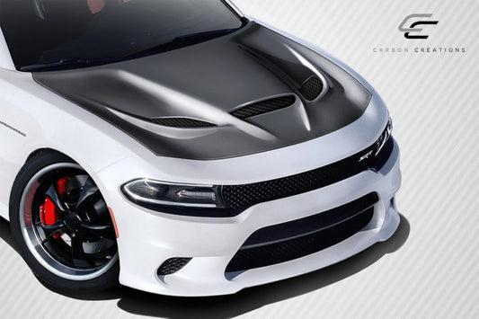 15-23 Dodge Charger CF Dritech Hellcat type carbon fiber hood
