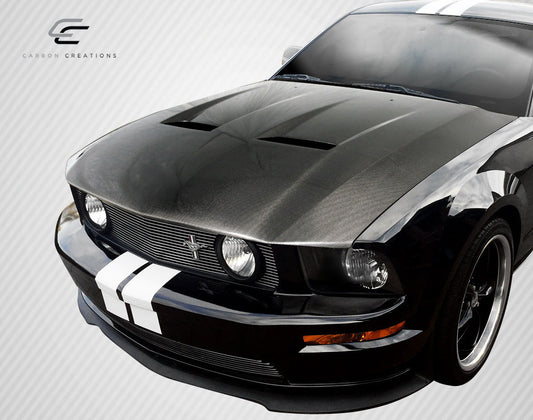 05-09 Ford Mustang Carbon Fiber DriTech CVX carbon fiber hood