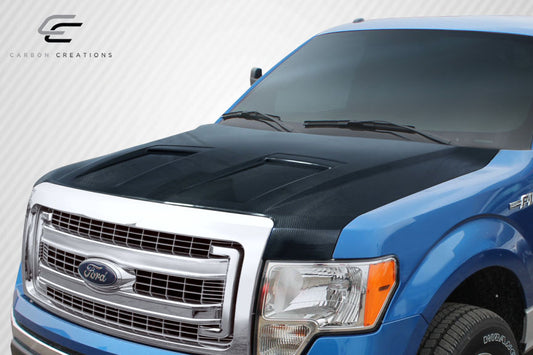 09-14 Ford F-150 Carbon Fiber DriTech Ram Air carbon fiber hood