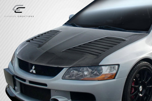 03-06 Mitsubishi Lancer EVO 8 9 CF DriTech Track carbon fiber hood