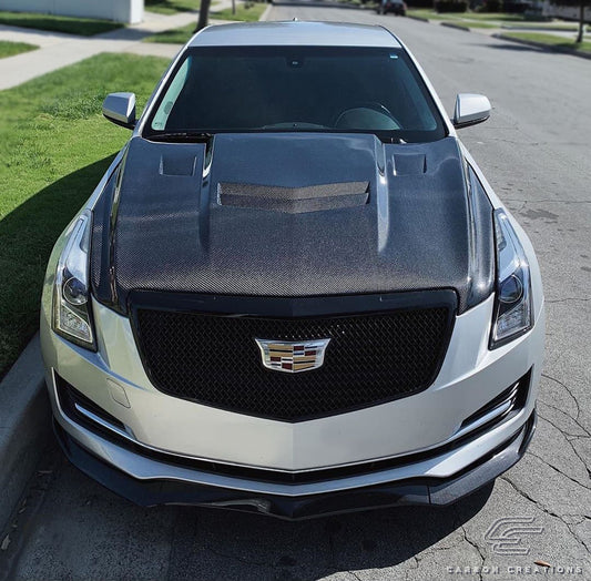 12-19 Cadillac ATS Carbon Fiber DriTech AC-1 carbon fiber hood