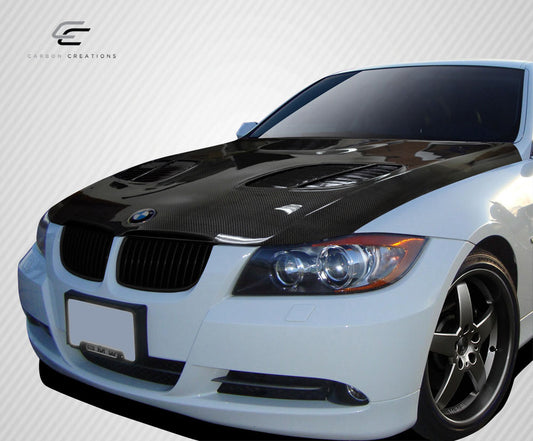 06-08 BMW 3 -Series E90 4DR CF DriTech GTR 2 carbon fiber hood