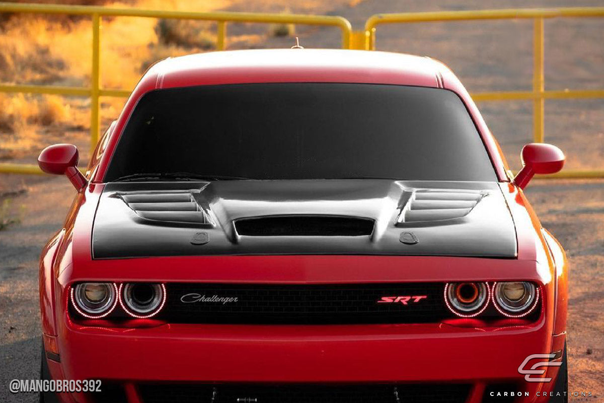 Carbon Fiber Hood for Dodge Challenger