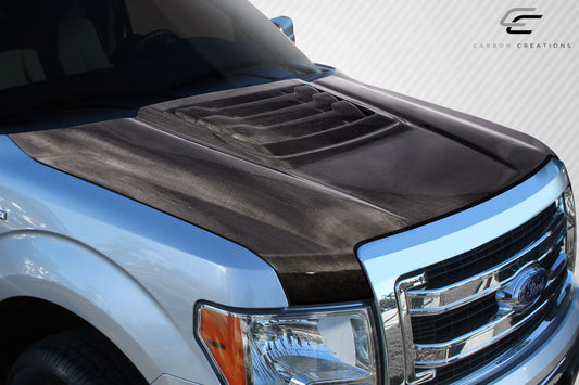 09-14 Ford F-150 Carbon Fiber Raptor type carbon fiber hood
