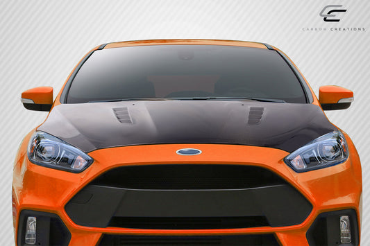 16-18 Ford Focus Carbon Fiber RS type carbon fiber hood
