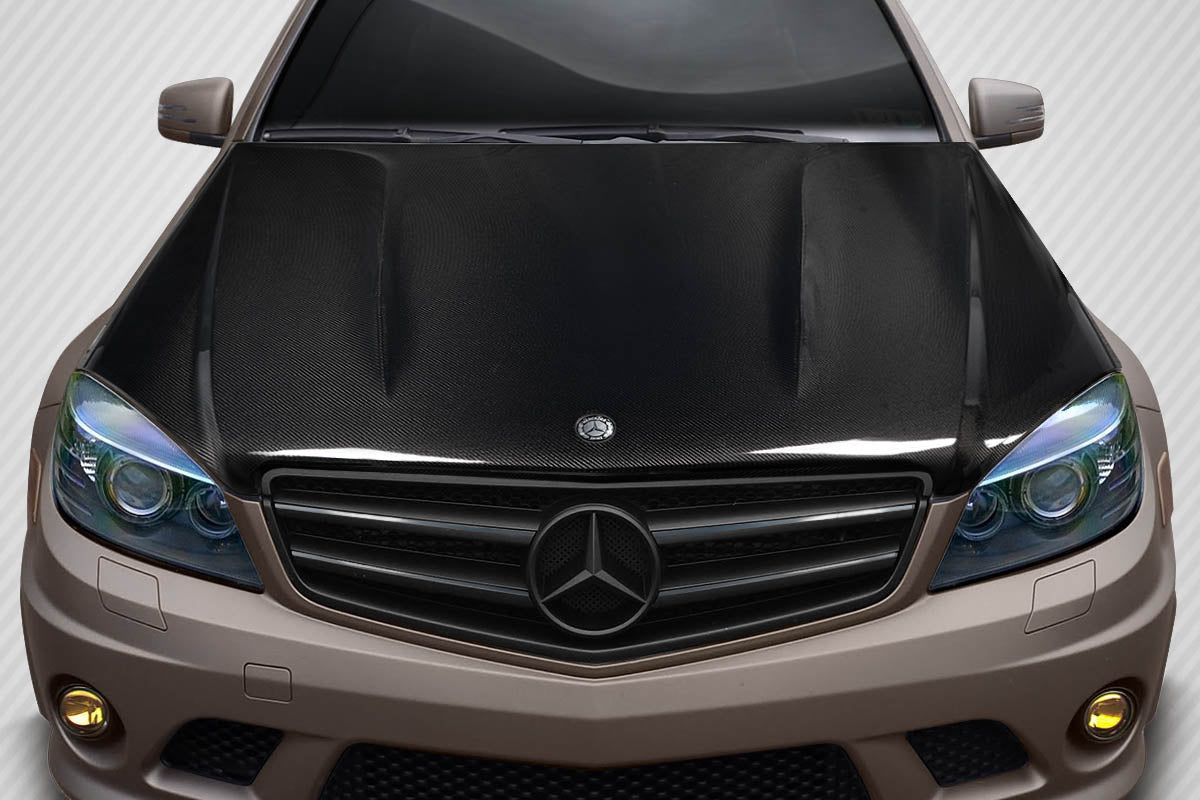 2008-2011 Mercedes C Class W204 Carbon Creations C63 V2 Hood