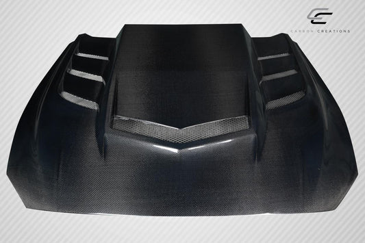 18-23 Ford Mustang Carbon Fiber Interceptor carbon fiber hood