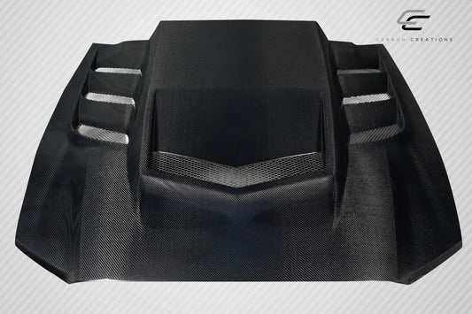 13-14 Ford Mustang Carbon Fiber Interceptor carbon fiber hood