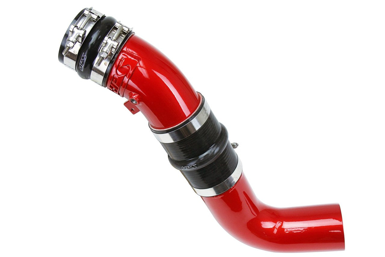 HPS Red InterCooler Charge Pipe with Silicone Boots Cold Side 17-120R