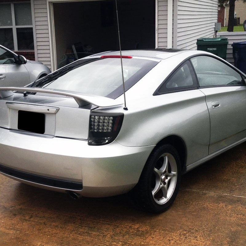 2000-05 Toyota Celica Black Tail Lights Smokedd Lens