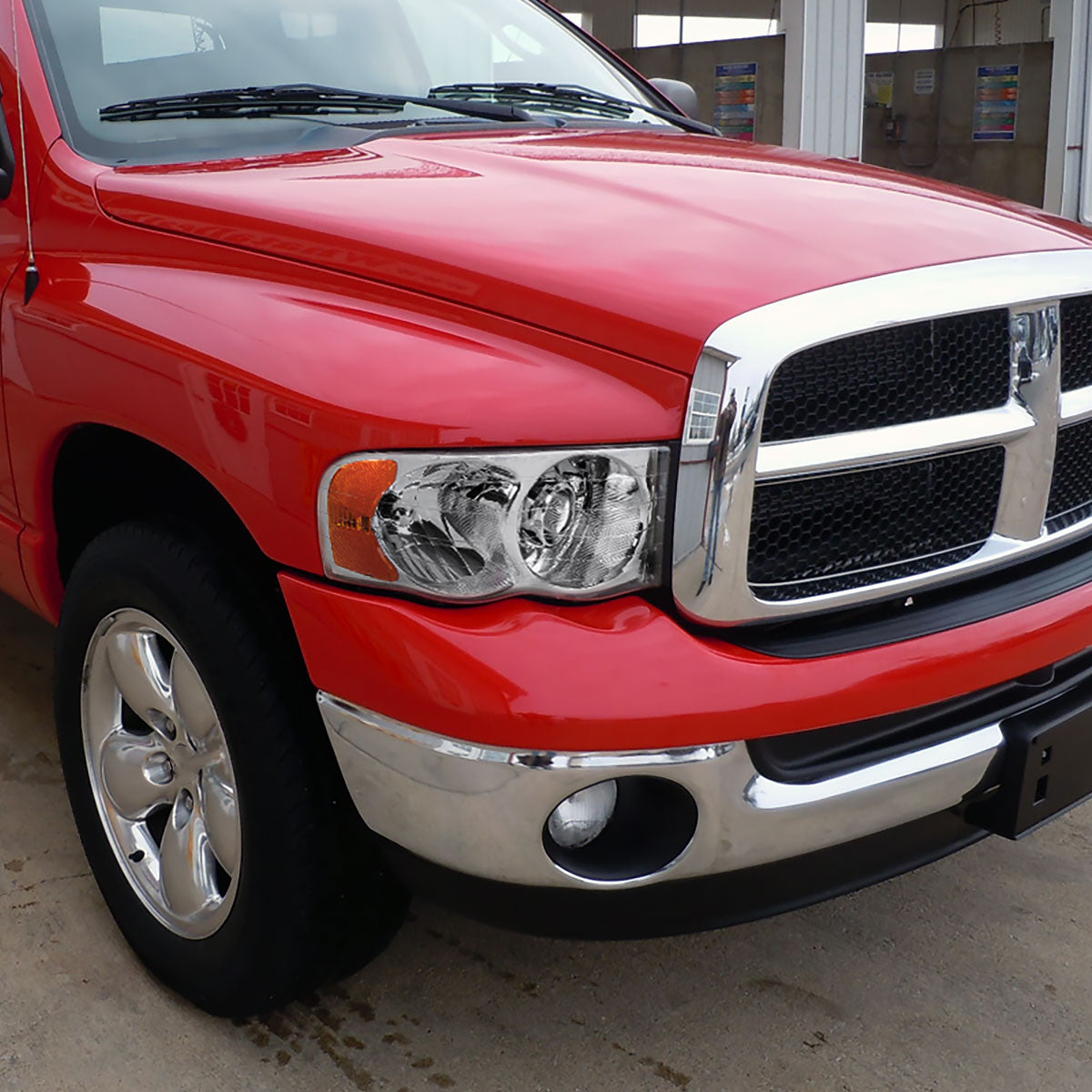 Spe-D 2002-2005 Ram 1500 2500 3500 Projector Spec-D Headlights Chrome