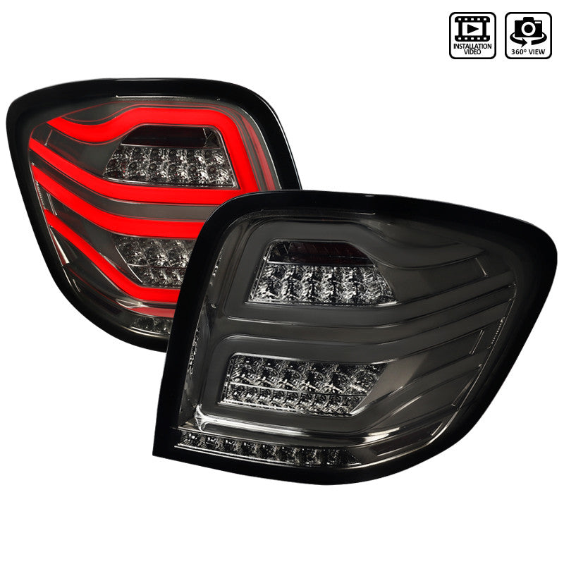 2006-11 Mercedes W164 M-Class LED Tail Lights Smokedd