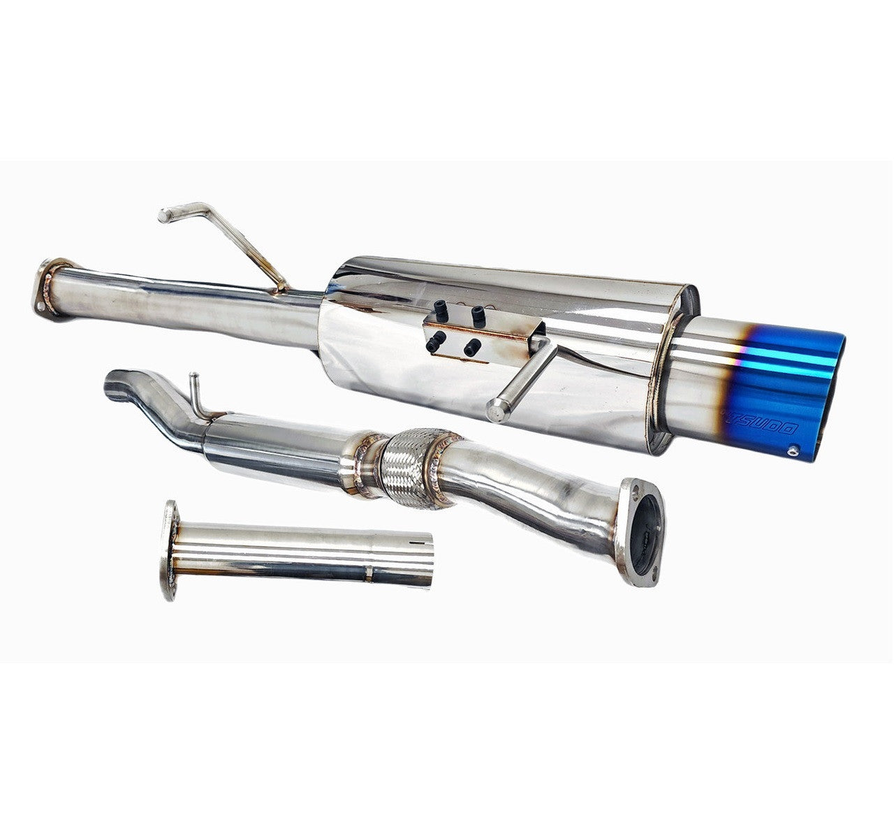 Tsudo 02-07 Subaru WRX / STI N1 Burnt tip 3in catback Exhaust V2