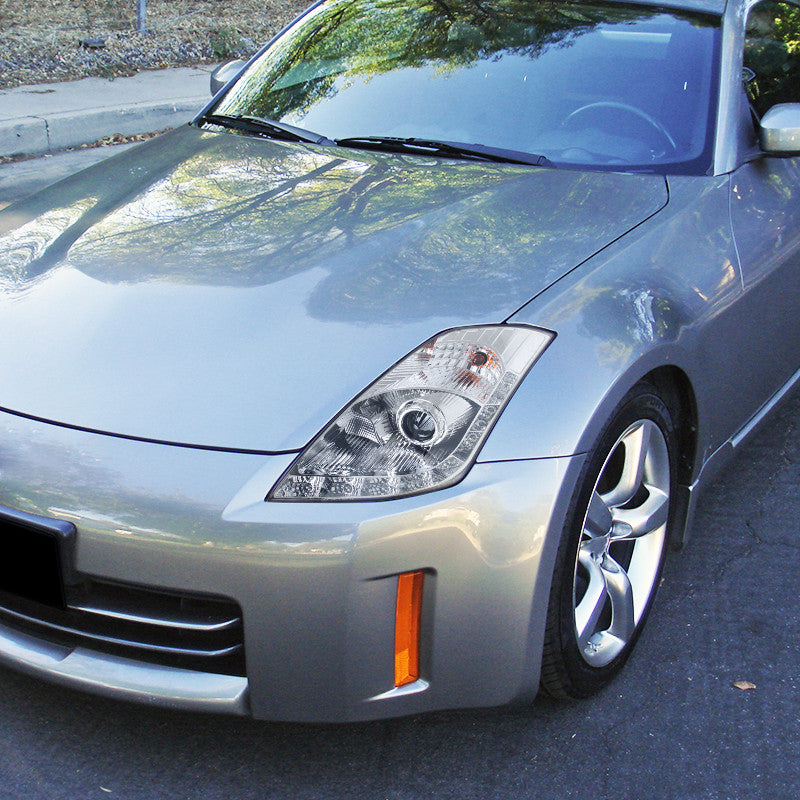 2008 Nissan 350Z Projector Chrome Headlights