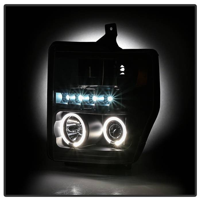 2009 Ford F250 Super Duty Halo Projector Headlights