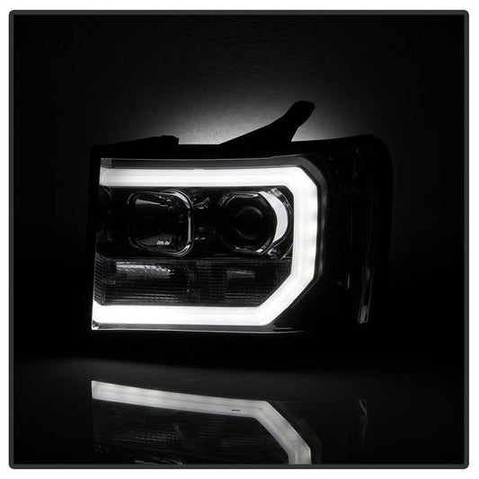 2010 GMC Sierra Projector smoke Headlights Ver2
