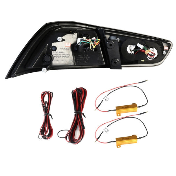 Spe-D 2008-2017 Mitsubishi Lancer EVO X LED Spec-D Tail Lights Smoked