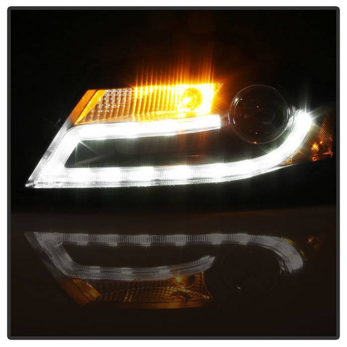 2012 Audi A4 DRL Pro Headlights LED Black OEM Xenon