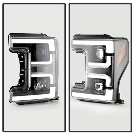 2018 Ford F-350 super Duty Halogen Model black headlights