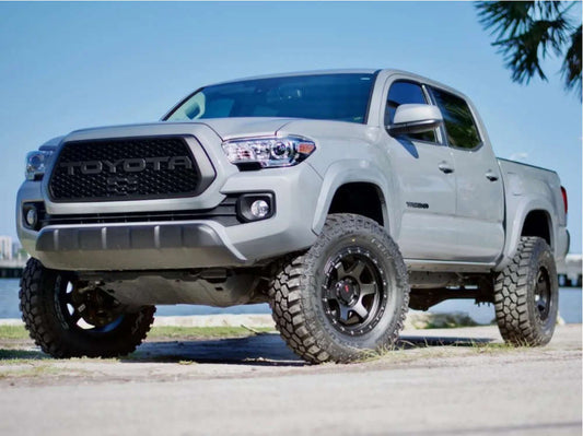 DX4 Nitro 18X9 wheels Chevrolet Colorado Flat Black 4x4 rims