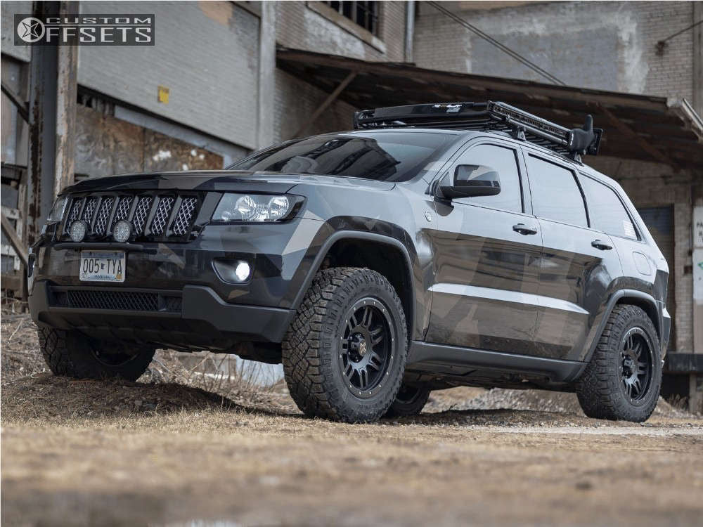 DX4 7S 18X9 wheels Frontier Flat Black 4x4 rims