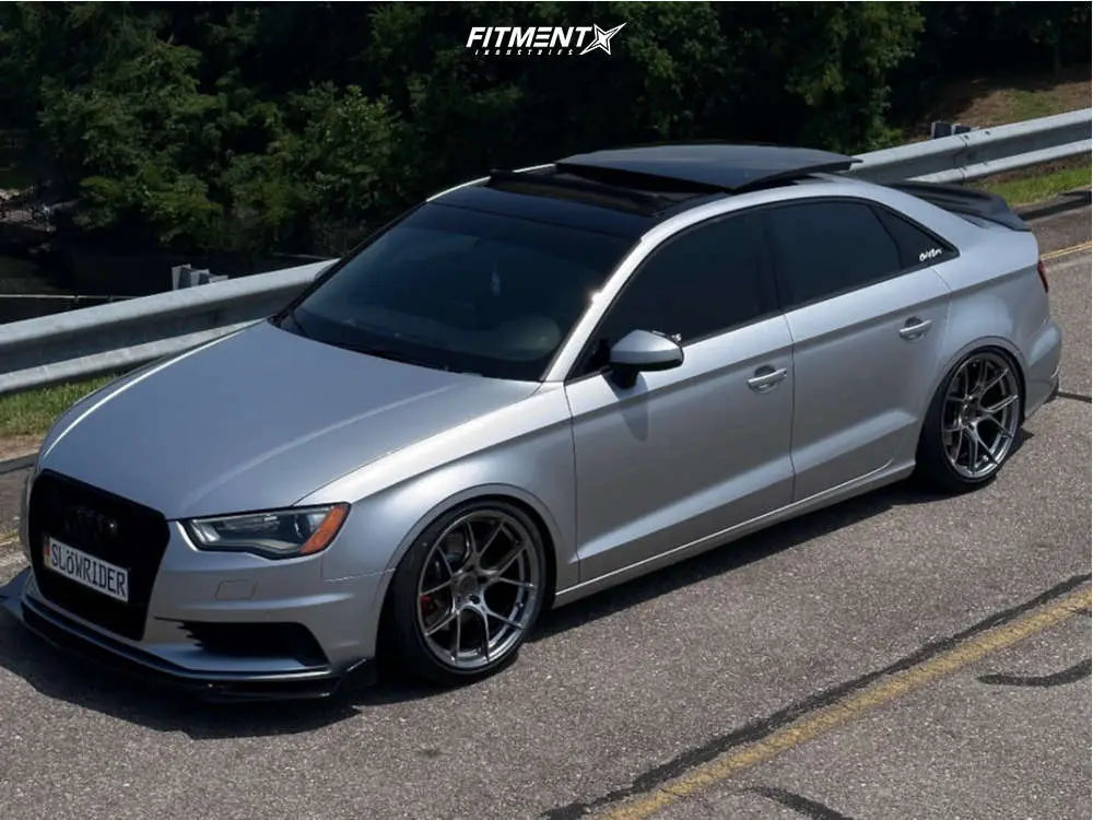 Aodhan AH-11 18x8.5 Concave rim black 5x112 wheel ET35 stance