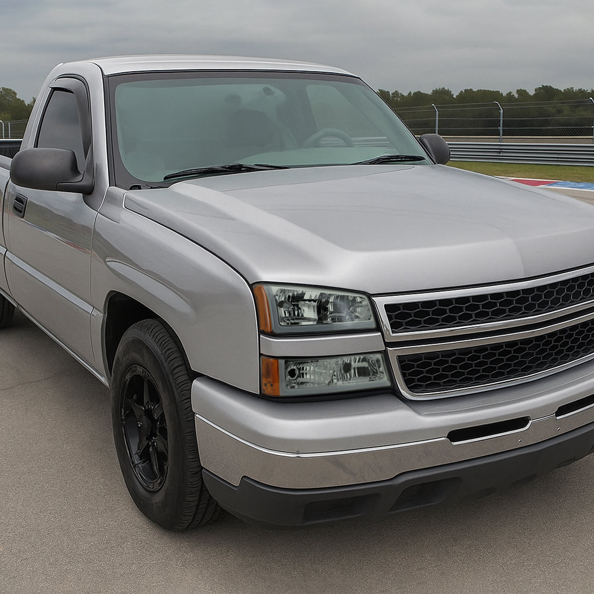 Spec-D 07 Silverado Avalanche OE smoked headlights