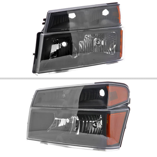 2005 Colorado GMC Canyon OE Spec-D aftermarket headlights