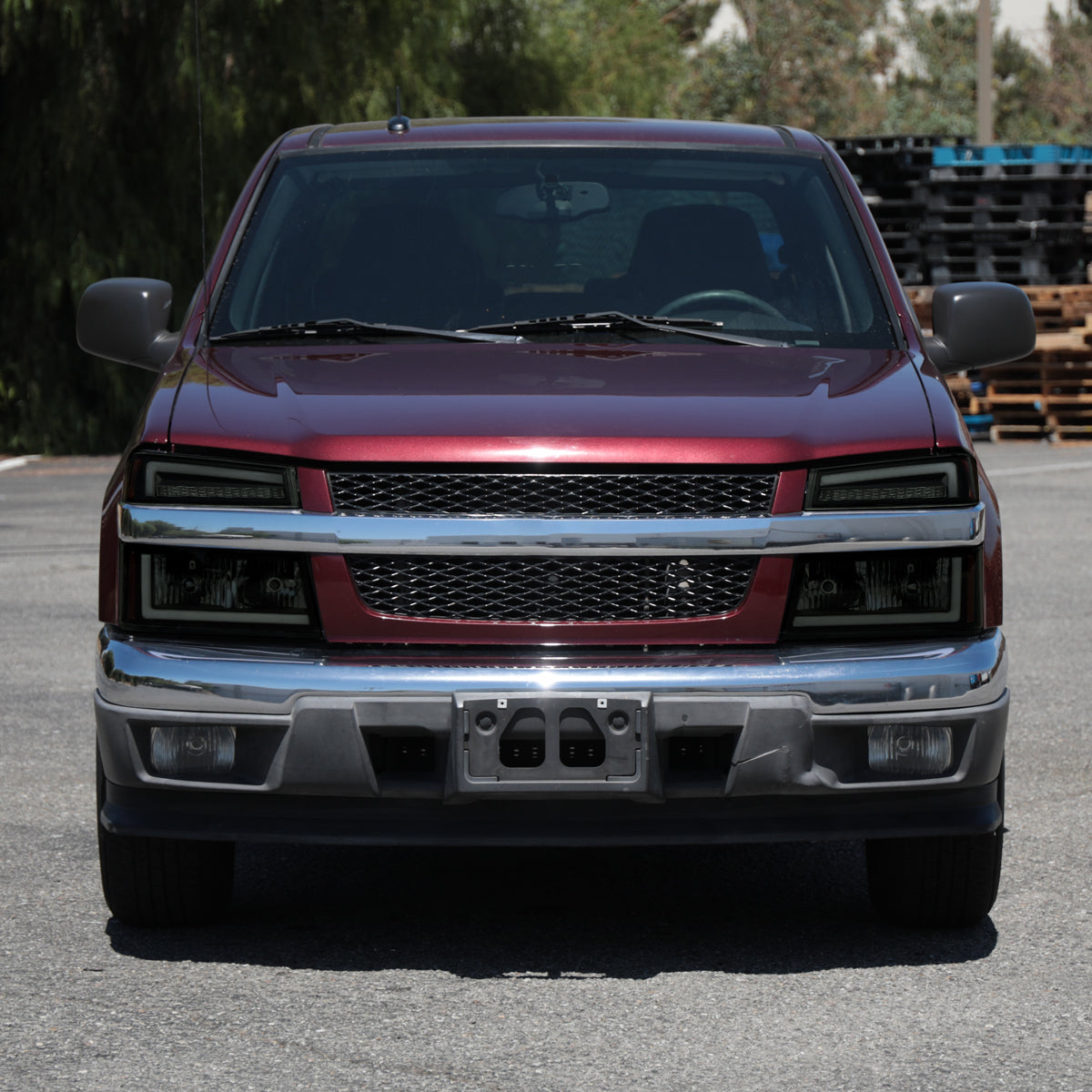 Spec-D 08 Colorado Canyon ISUZU I-Series black headlights