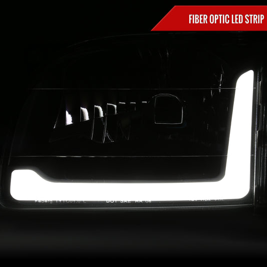 2002 Tacoma OE Corner Lamps Spec-D black aftermarket headlights