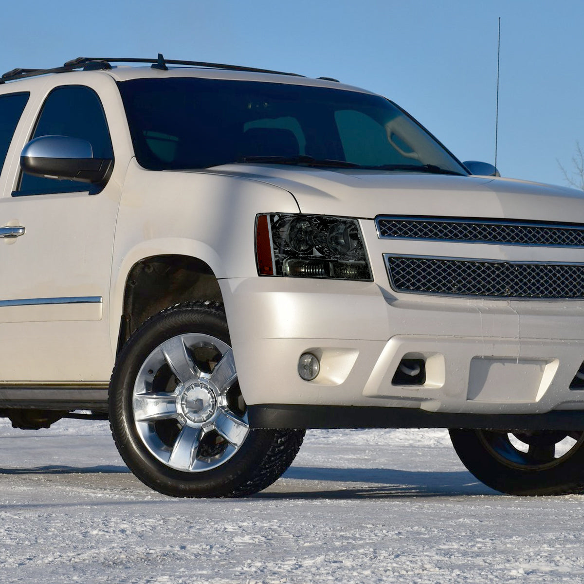 Spec-D 11 Avalanche Tahoe Suburban OE smoked headlights