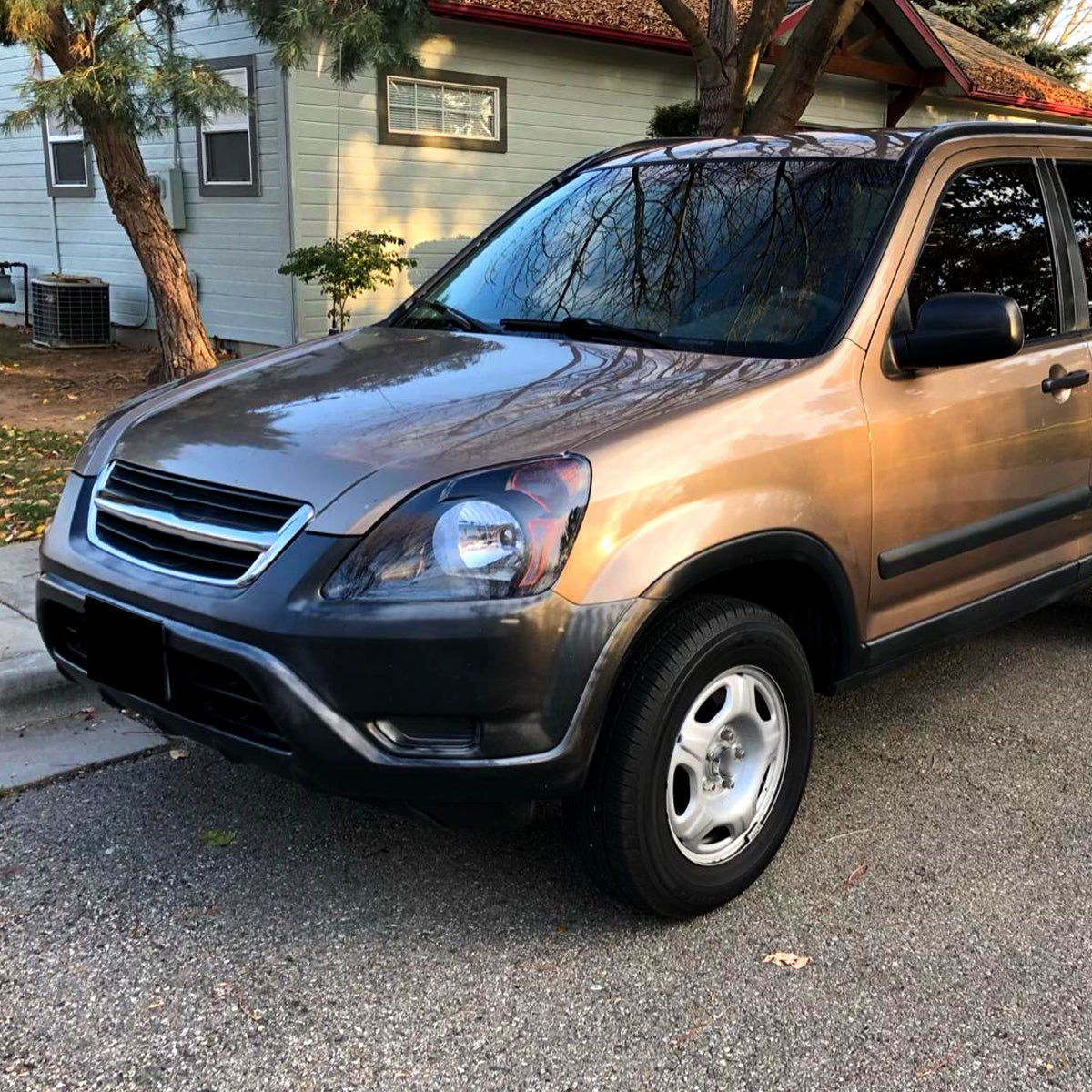 02 Honda CR-V OE Amber Spec-D black lighting upgrade