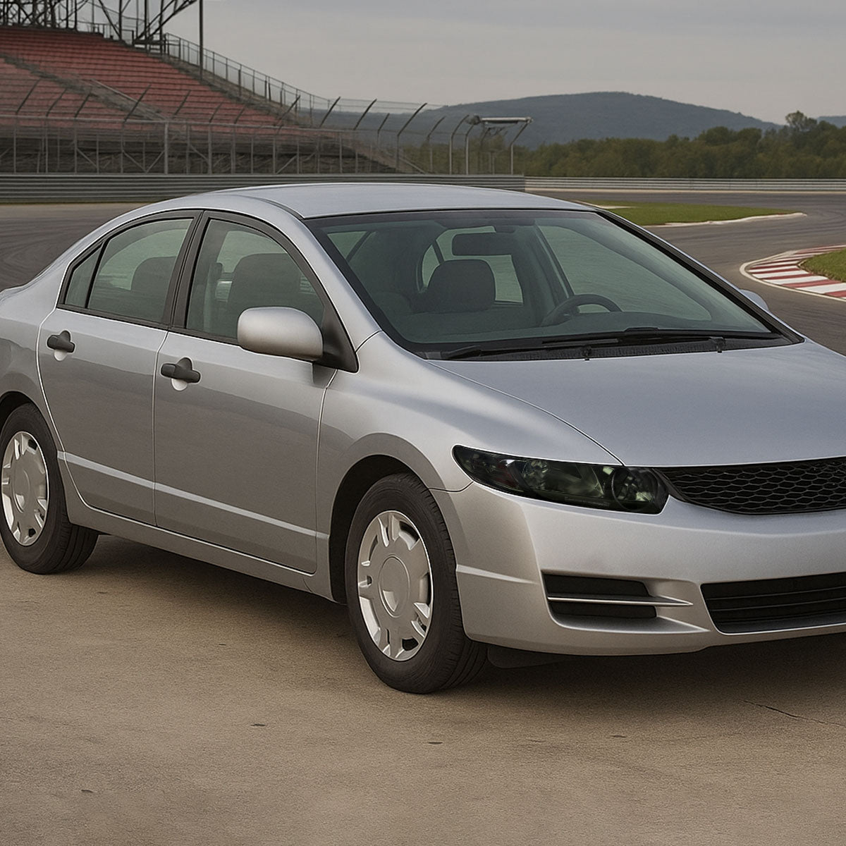 Spec-D 10 Honda Civic 4DR smoked headlights