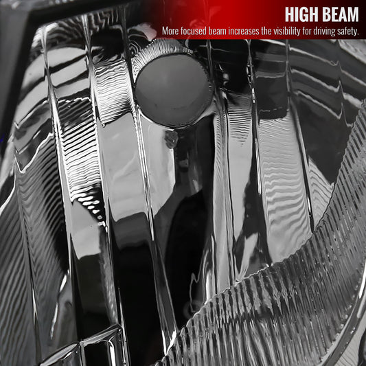 2013 Honda Civic 2DR Civic Spec-D black aftermarket headlights