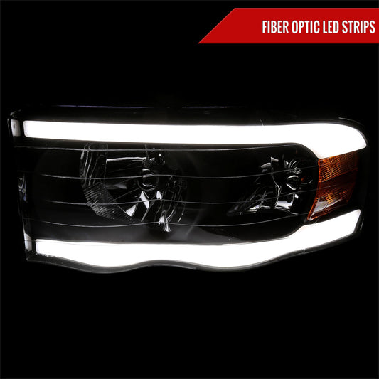 2004 Ram OE Spec-D black aftermarket headlights