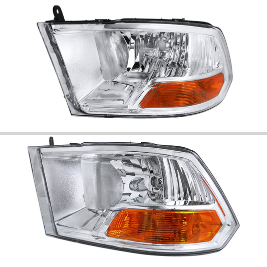 2011 Dodge RAM 2500 Classic Spec-D chrome aftermarket headlights
