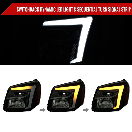 2006 Equinox OE Turn Blk Spec-D smoked aftermarket headlights