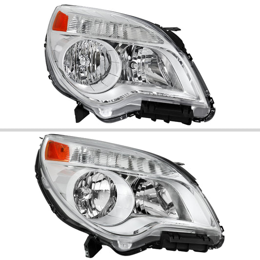2011 Chevy Equinox Passenger Side Spec-D chrome passenger-side aftermarket headlights
