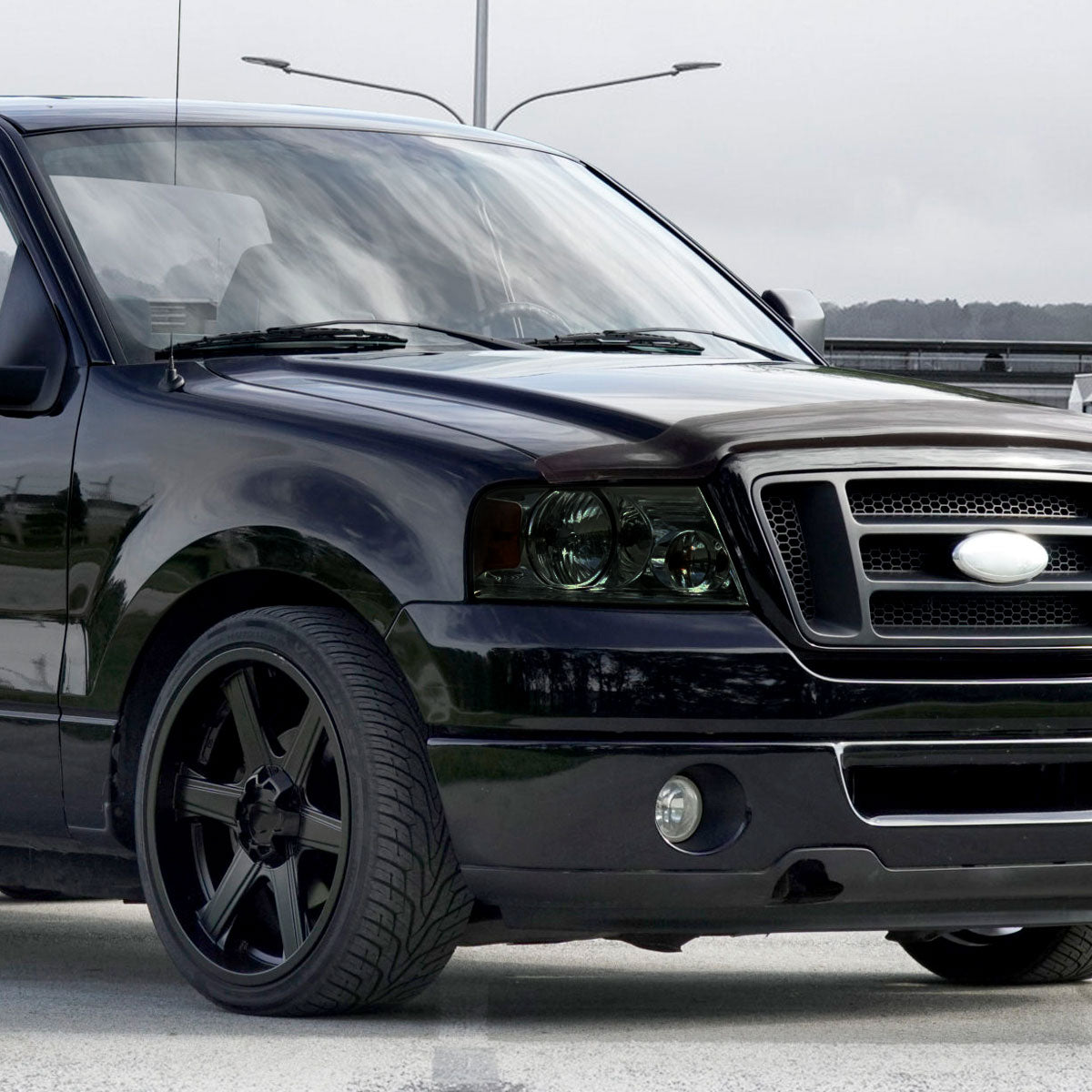 Spec-D 08 F-150 Lincoln Mark LT smoked headlights