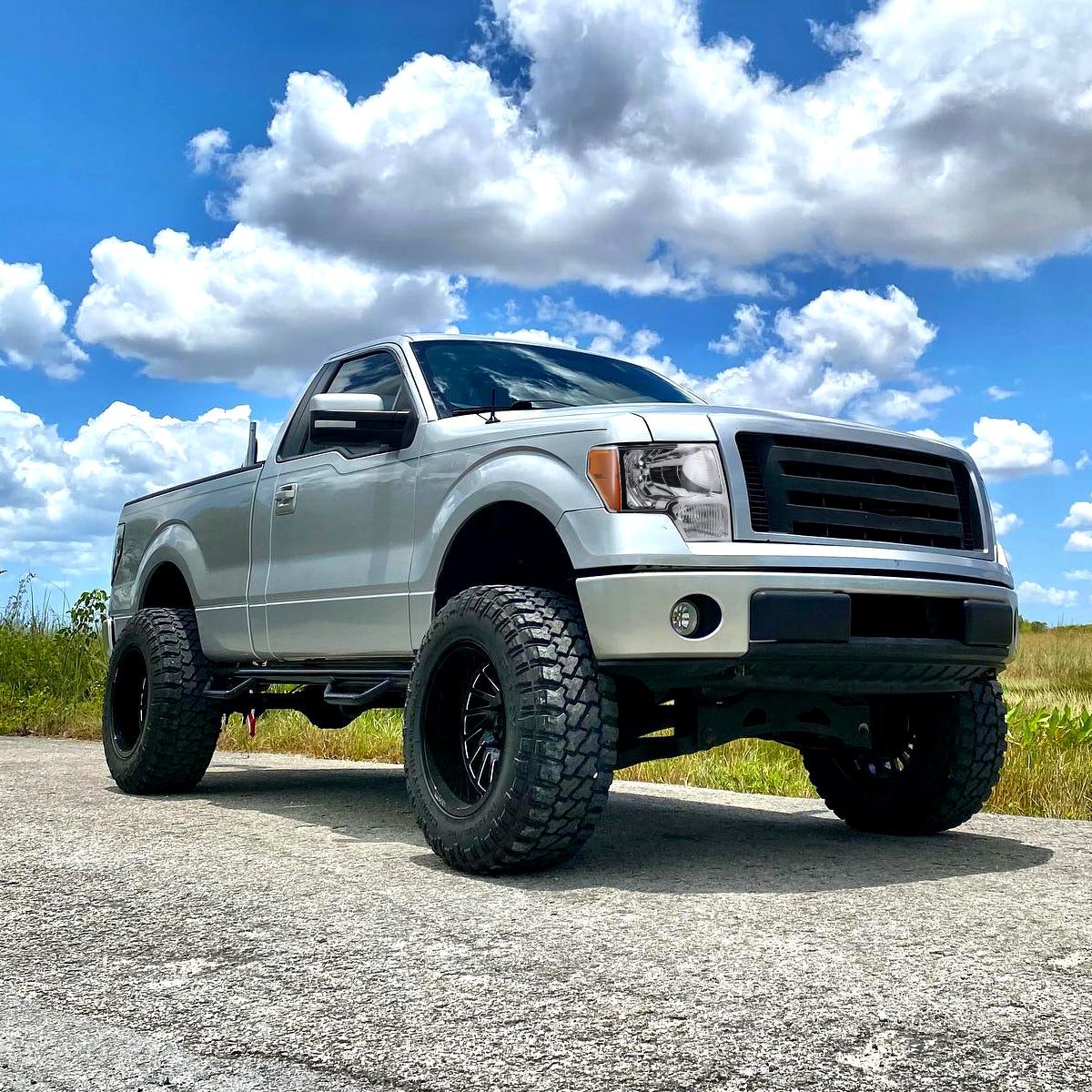 Spec-D 13 Ford F-150 Factory Crystal chrome headlights