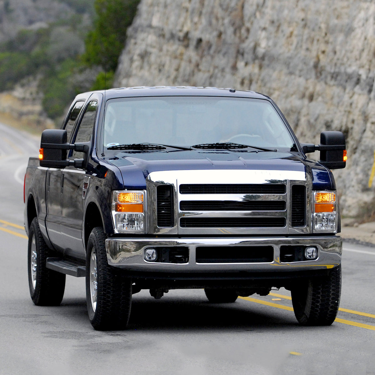 Spec-D 09 F-250 F-350 F-450 Super chrome headlights