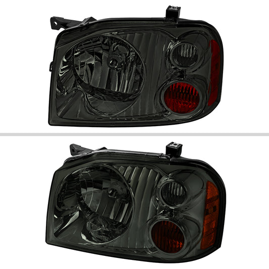 2002 Nissan Frontier XE OE Spec-D chrome aftermarket headlights