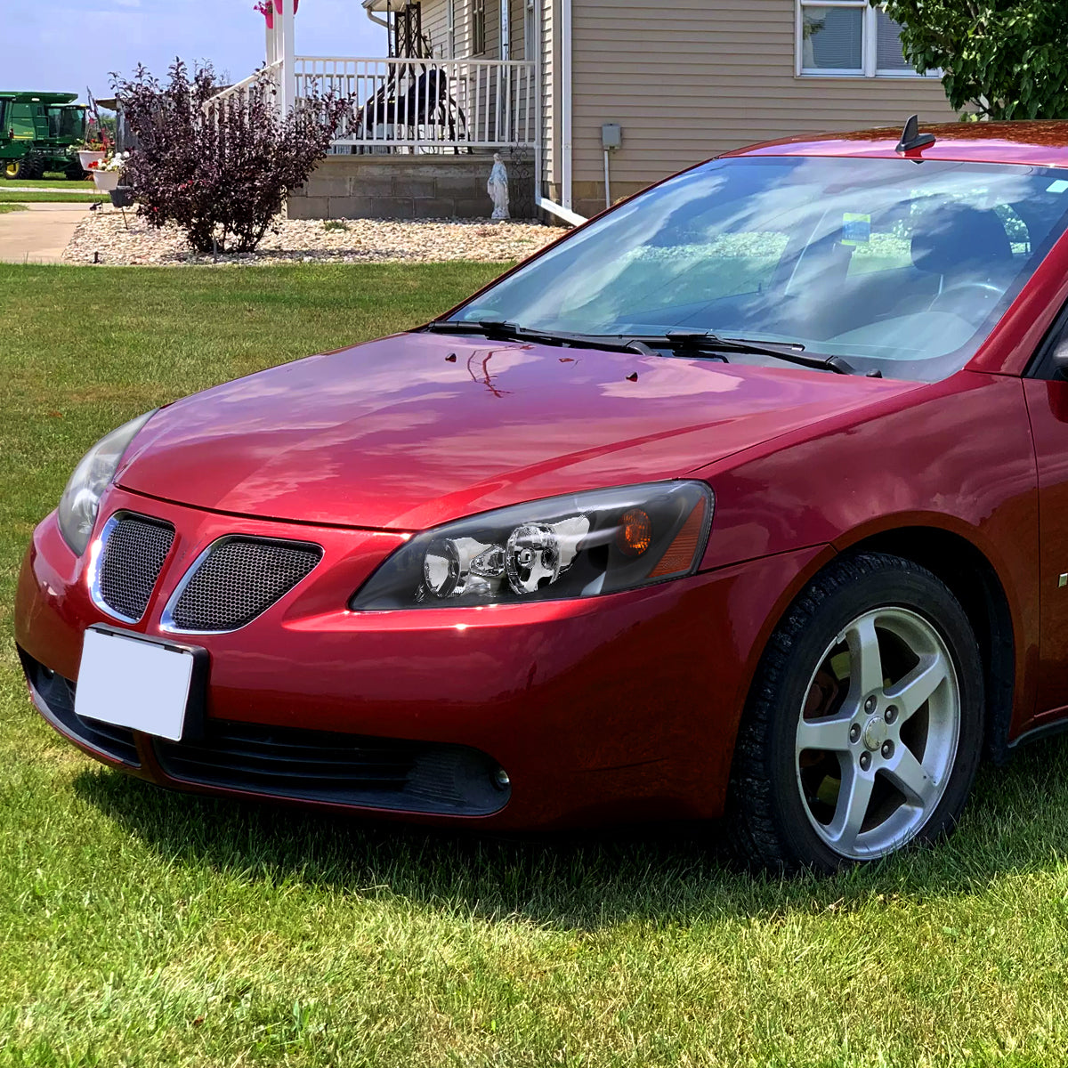Spec-D 09 Pontiac G6 OE black headlights