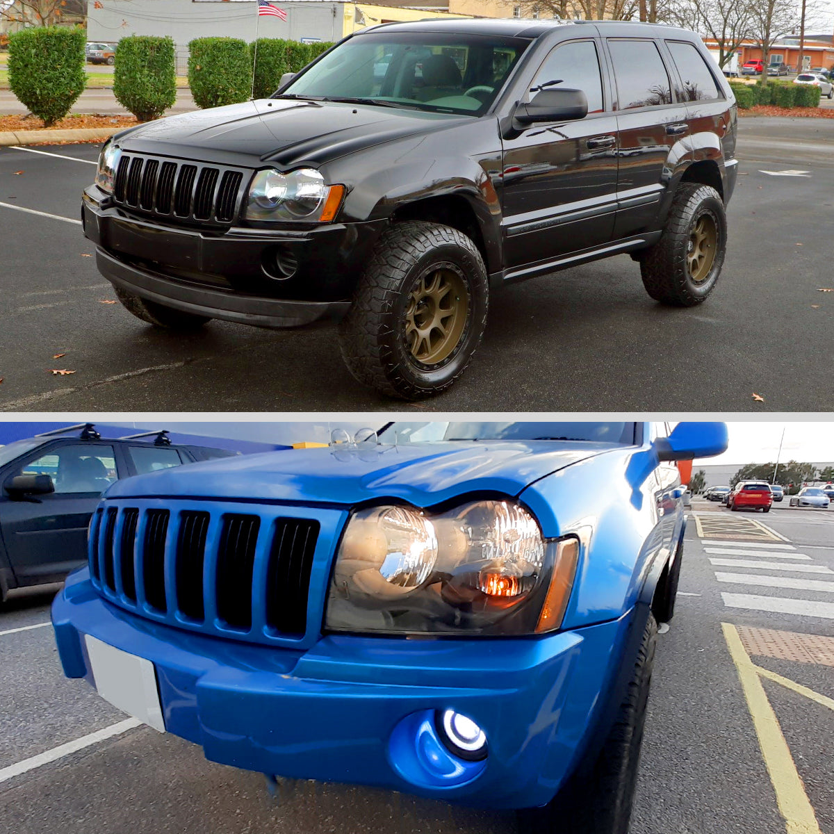 05 Jeep Grand Cherokee OE Spec-D black lighting upgrade