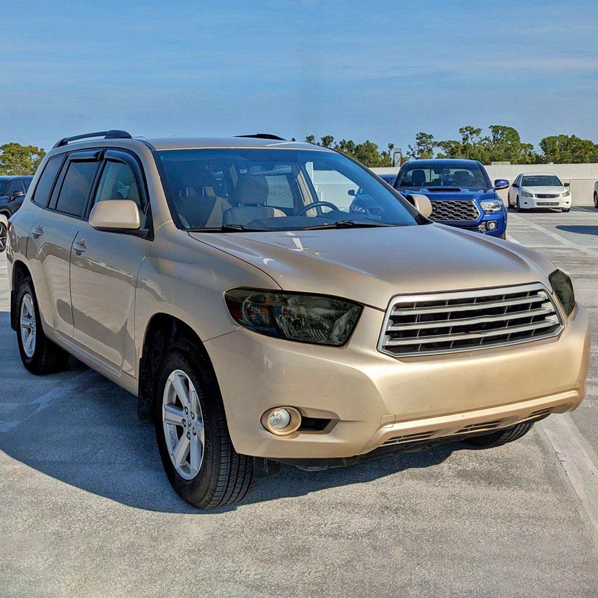 Spec-D 09 Highlander OE Halogen chrome headlights