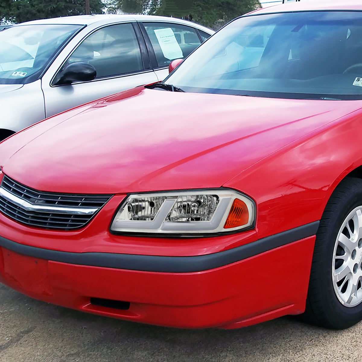 Spec-D 2000-05 Chevy Impala OE chrome headlights
